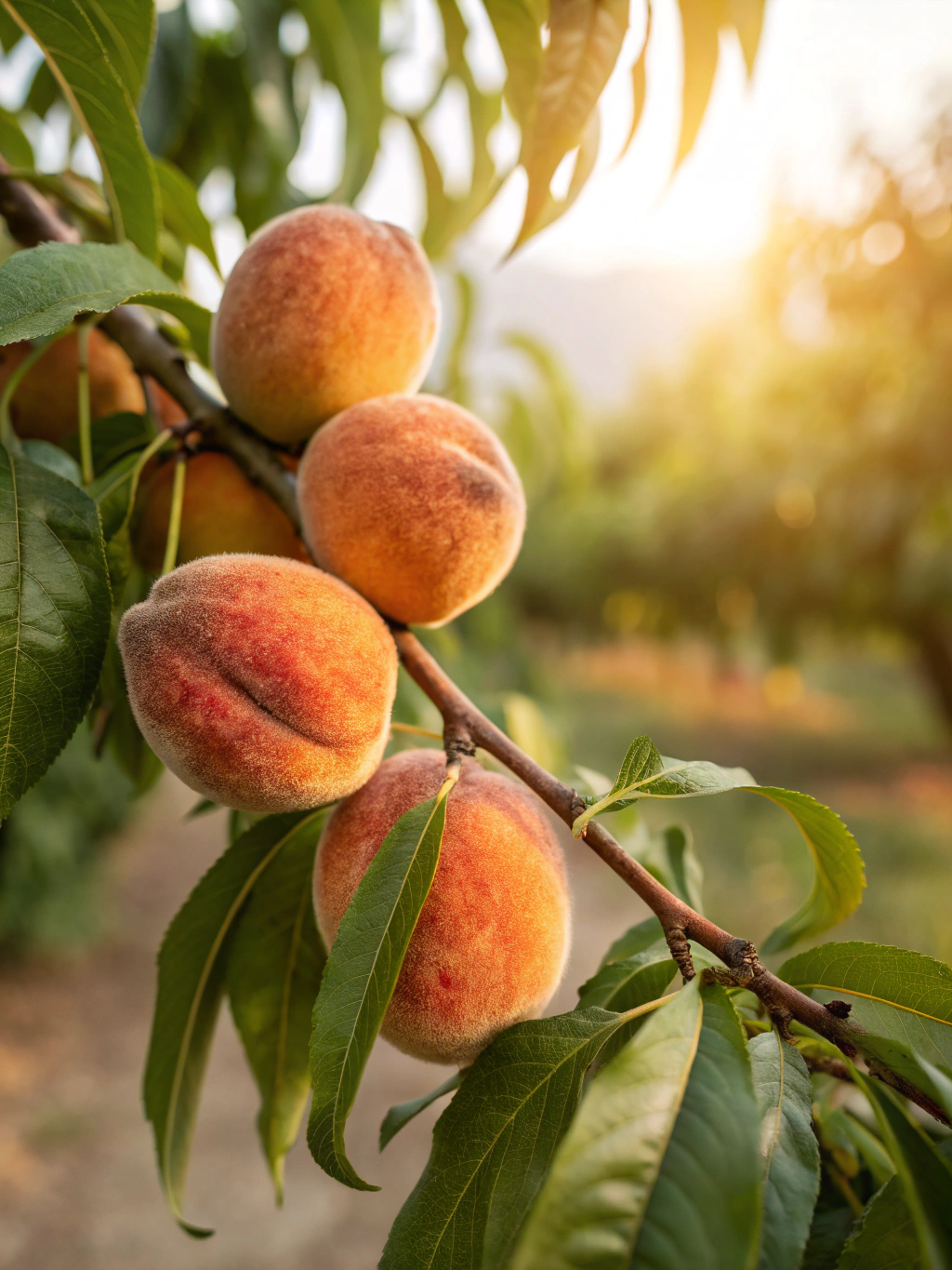 Peach harvest guide: identifying ripeness by touch